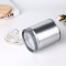 Electroplated Candle Container Glass Candle Jar Candle Vessels With Round Tip Clear Lid